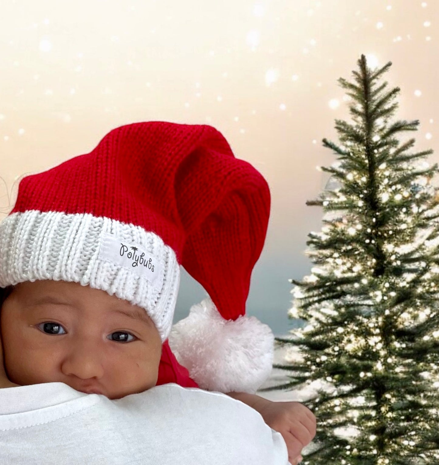 Baby Knit Santa Hat