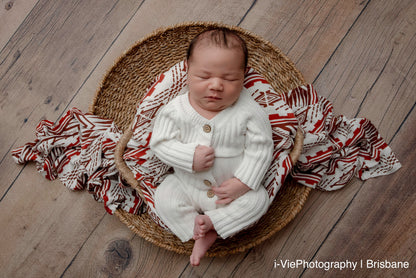 Samoan Inspired Muslin Wrap