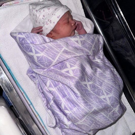 Amataga | Lilac | Minky Baby Blanket