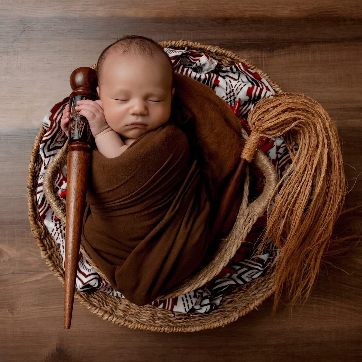 Samoan Inspired Muslin Swaddle Wrap