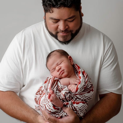 Samoan Inspired Muslin Swaddle Wrap