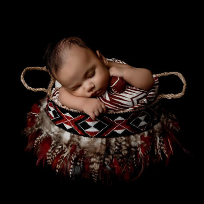 Samoan Inspired Muslin Swaddle Wrap