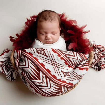 Samoan Inspired Muslin Swaddle Wrap