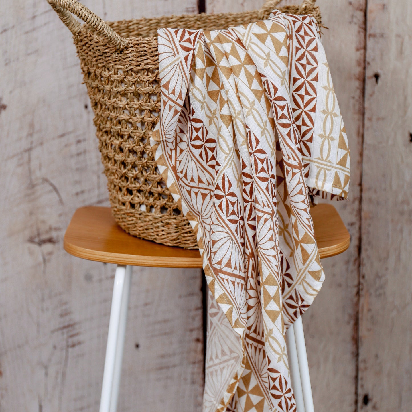 Tongan Inspired Muslin Swaddle Wrap