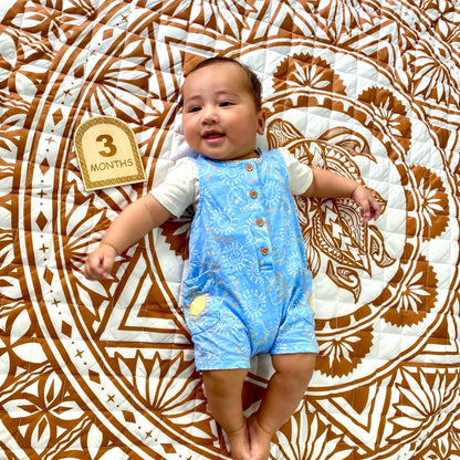 Brown Square Playmat