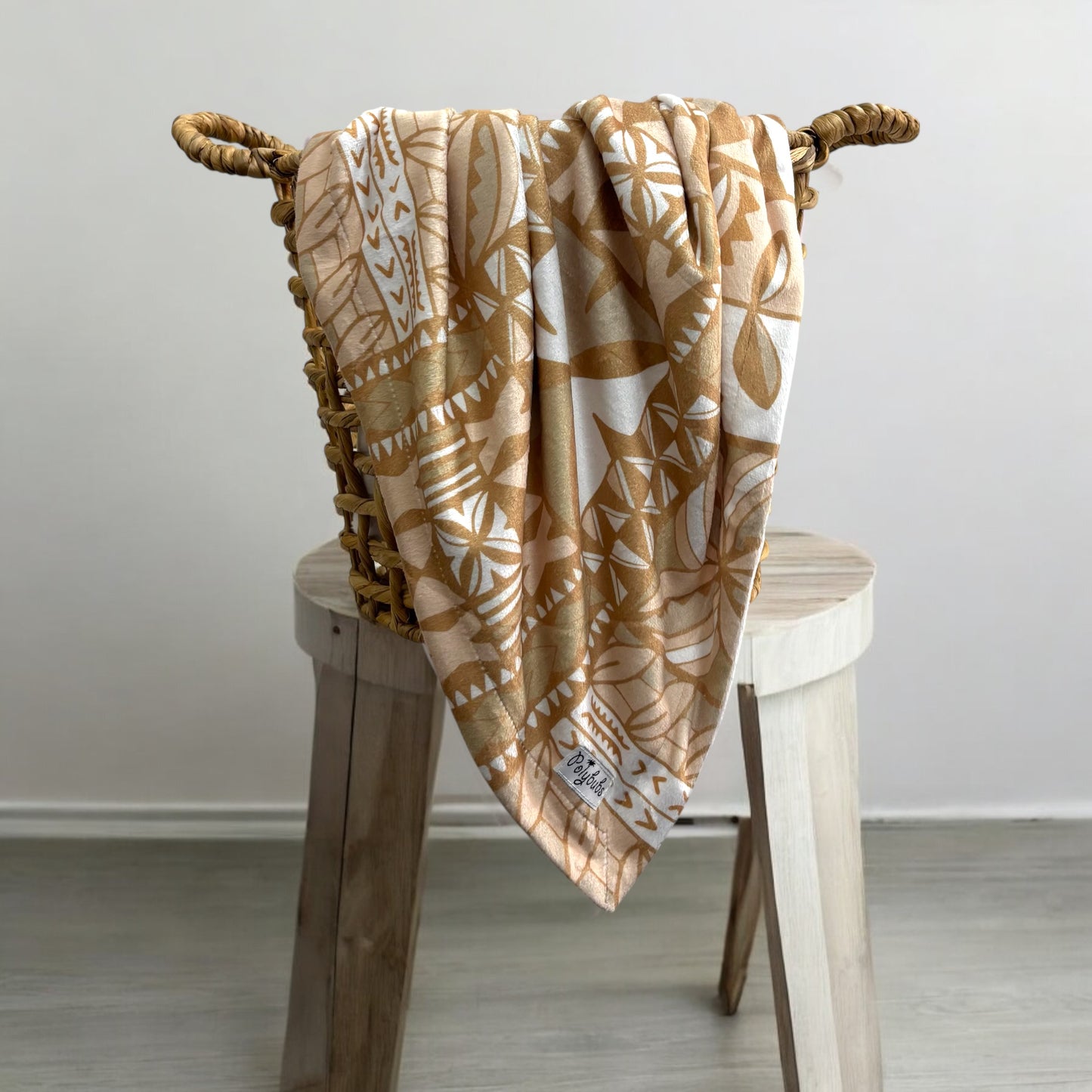 Pasifika Baby Blanket (Beige)