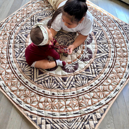 Brown|Black Square Playmat