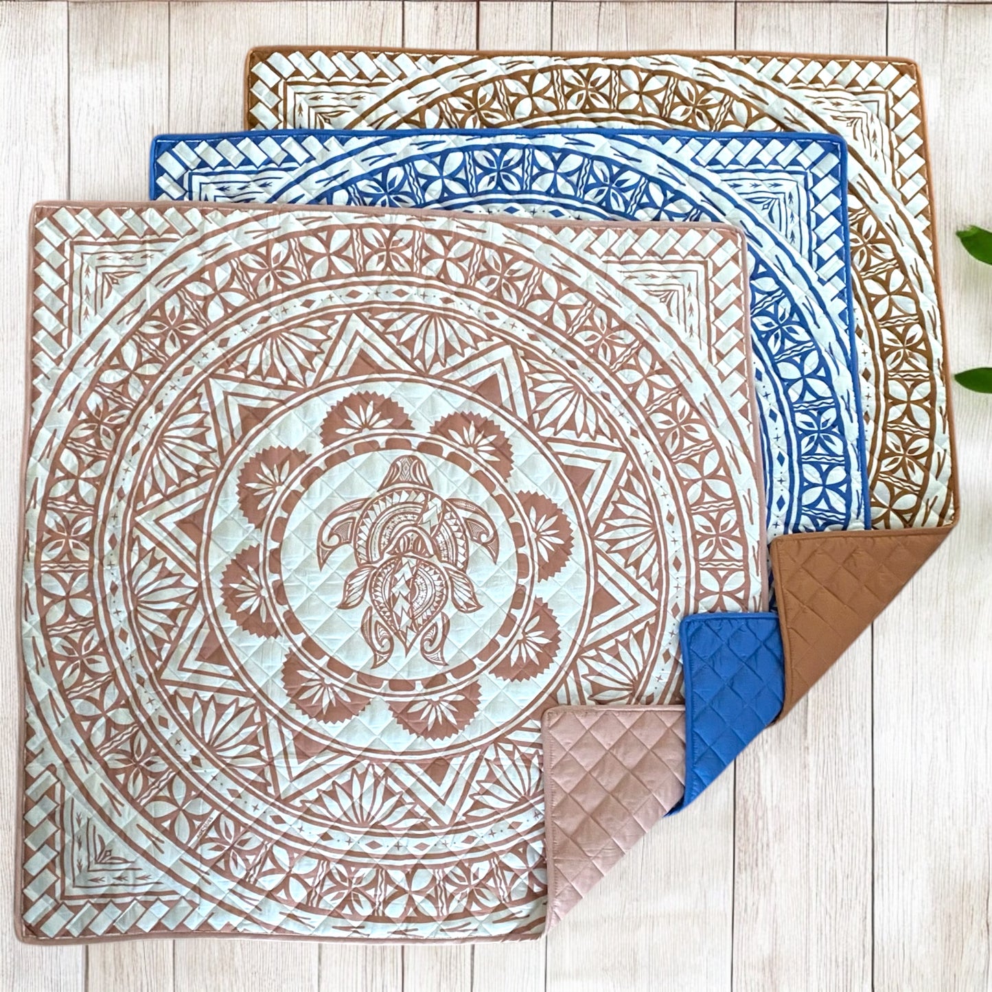 Brown Square Playmat