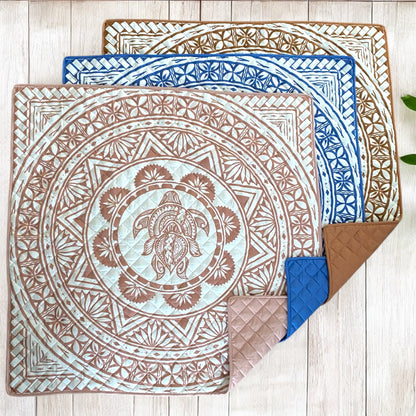Brown Square Playmat