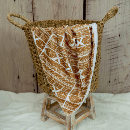 Amataga Coffee Minky Baby Blanket
