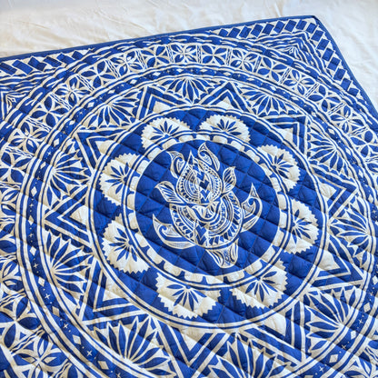 Blue Square Playmat