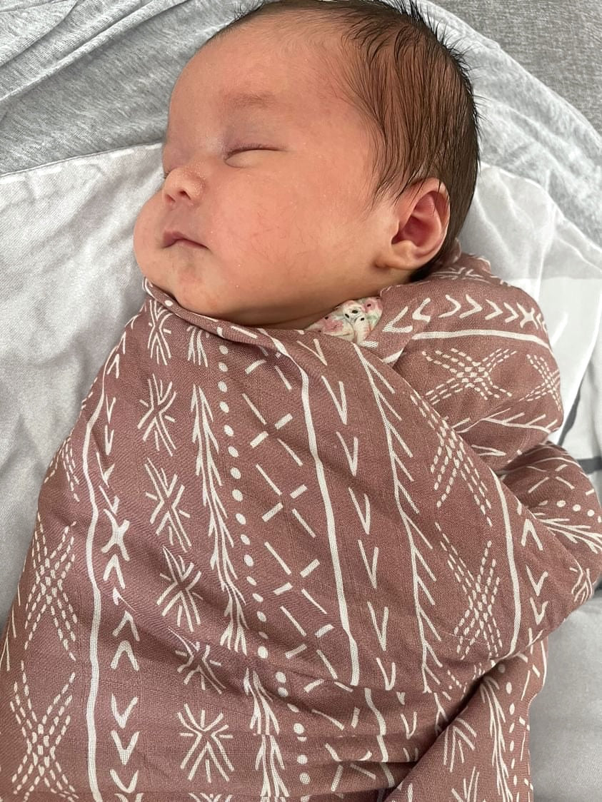 Dusty Pink Pasifika Muslin Wrap