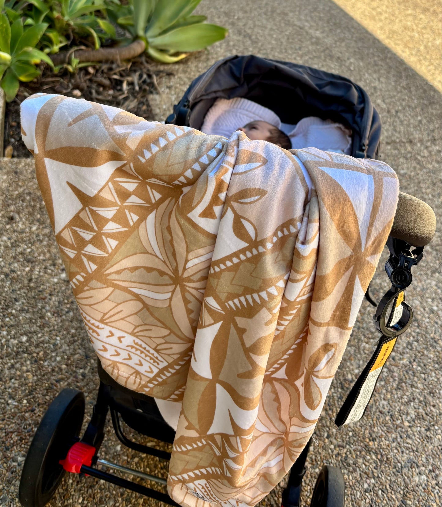 Pasifika Baby Blanket (Beige)
