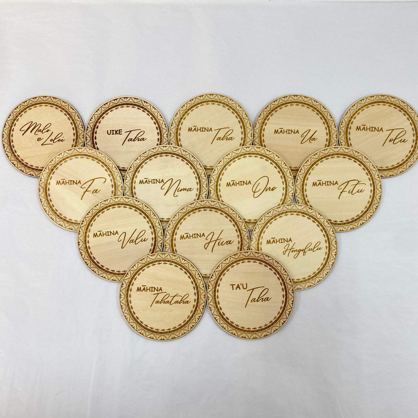 Tongan Inspired Milestone Discs
