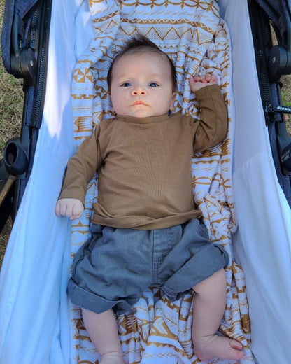 Nesia Baby Blanket (Coffee)