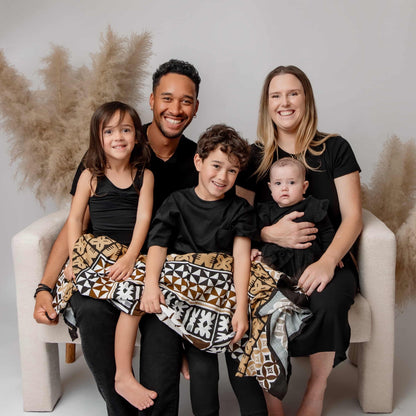 Fijian Inspired Muslin Swaddle Wrap