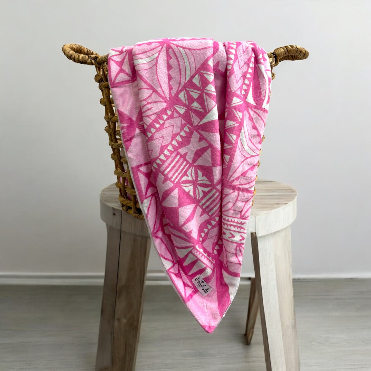 Pasifika Baby Blanket (Pink)