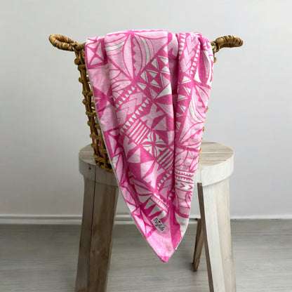 Pasifika Baby Blanket (Pink)