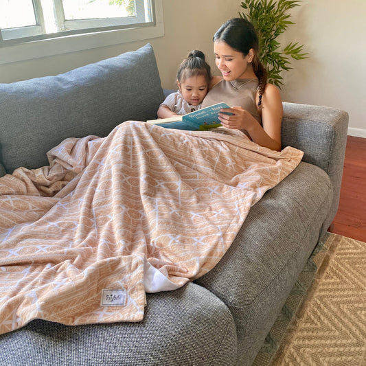 Beige ADULT SIZE Blanket