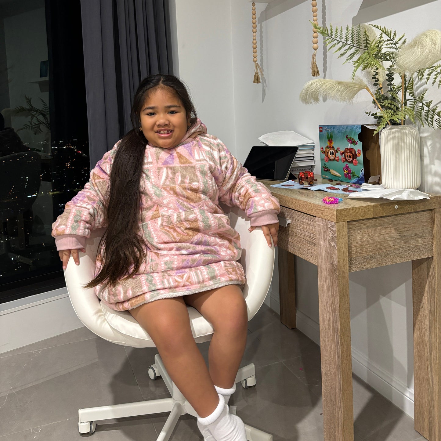 Oversized Jumper | Kids Size | Pink
