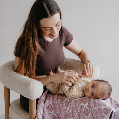 Amataga Cherry Pink Minky Baby Blanket