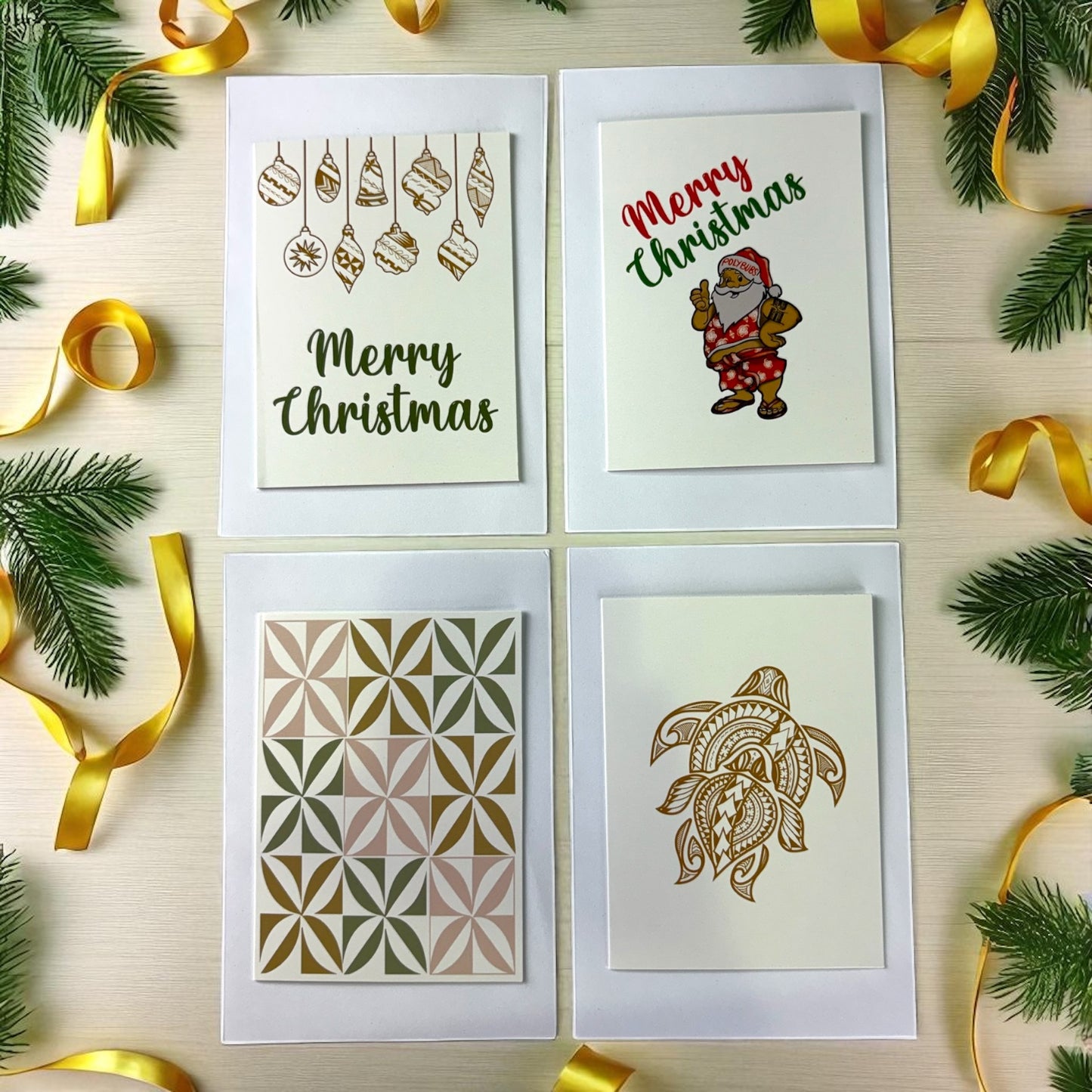 Christmas Card Set — Pack of 4 🎄✨