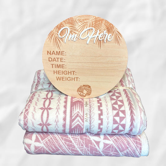 Pink Newborn Baby Gift Set 🌿