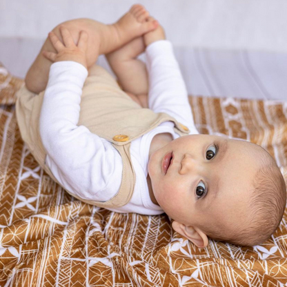Amataga Coffee Minky Baby Blanket